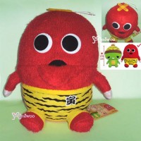 46099B Japan ToKo ToKo 11" Plush Doll Fuji TV Mukku Tiger 46099B Japan ToKo ToKo 11" Plush Doll Fuji TV Mukku Tiger