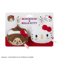 205073 Hello Kitty x Monchhichi 4.5cm Head Mascot ~ PAIR ~ 205073 Hello Kitty x Monchhichi 4.5cm Head Mascot ~ PAIR ~