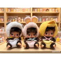 205783+806+813 Monchhichi Baby Bebichhichi SS Size Big Head Animal Mascot 3pcs Set 205783+806+813 Monchhichi Baby Bebichhichi SS Size Big Head Animal Mascot 3pcs Set