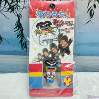 233640 Yatterman x Monchhichi 3cm Mini Mascot Phone Strap Keychain - Gan-chan 233640 Yatterman x Monchhichi 3cm Mini Mascot Phone Strap Keychain - Gan-chan