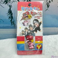 233650 Yatterman x Monchhichi 3cm Mini Mascot Phone Strap Keychain - Kaminari Ai 233650 Yatterman x Monchhichi 3cm Mini Mascot Phone Strap Keychain - Kaminari Ai