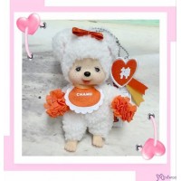 246199 Happy Color Monchhichi Mascot SS Size Keychain Chamu Sheep 246199 Happy Color Monchhichi Mascot SS Size Keychain Chamu Sheep