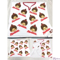 Monchhichi Children Kids Beach Outfit 100% Cotton Terry Cloak RED (Child Use) 3552-RED Monchhichi Children Kids Beach Outfit 100% Cotton Terry Cloak RED (Child Use) 3552-RED