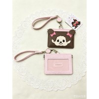 54538 Monchhichi PU Leather Card Case with Strap GIRL 54538 Monchhichi PU Leather Card Case with Strap GIRL