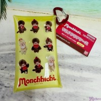 574704 Monchhichi 6.5 x 11.5cm Transparent Plastic Folded Case with Camping Hook - Yellow Collection 574704 Monchhichi 6.5 x 11.5cm Transparent Plastic Folded Case with Camping Hook - Yellow Collection