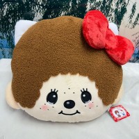 591328 Monchhichi x Hello Kitty Cushion 40 x 37cm ~~ NEW ~~ 591328 Monchhichi x Hello Kitty Cushion 40 x 37cm ~~ NEW ~~