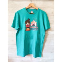 737993 Monchhichi Circus 100% Cotton Adult Tee GREEN XL Size ~ LAST ONE ~ PRE-ORDER 