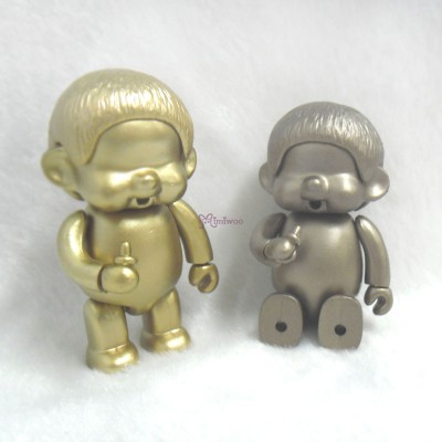 831770 Monchhichi 40th Anniversary  7cm Micro Plastic Figure - Copper