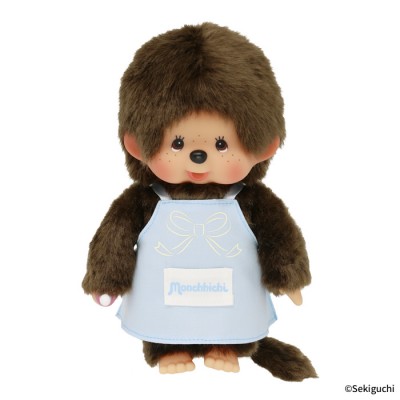 864904 Monchhichi S Size Boy + Artificial Flower Gift Set ~ Japan Limited ~
