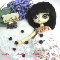 NDA016BRN Doll Dress DIY Crafts Satin Ribbon Rose 10mm Brown