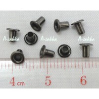 NDA035DGY Doll Bjd Dress Crafts Metal Mini Eyelet 2mm Dark Grey NDA035DGY Doll Bjd Dress Crafts Metal Mini Eyelet 2mm Dark Grey