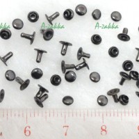 NDA045DGY DIY Dress Material Mini Mushroom Rivet 3mm Dark Grey NDA045DGY DIY Dress Material Mini Mushroom Rivet 3mm Dark Grey