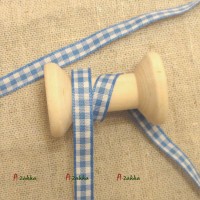 NDA066BLE DIY Crafts 6mm Checker Lave Trim Woven Tape Blue NDA066BLE DIY Crafts 6mm Checker Lave Trim Woven Tape Blue