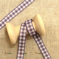 NDA066PUE DIY Crafts 6mm Checker Lave Trim Woven Tape Purple NDA066PUE DIY Crafts 6mm Checker Lave Trim Woven Tape Purple
