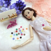 NDB002RSE Doll Dress DIY Craft Tiny Button Circular 5mm S Rose NDB002RSE Doll Dress DIY Craft Tiny Button Circular 5mm S Rose