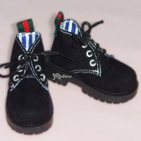 MSD DOD DOC 1/4 bjd Doll Velvet Hiking Shoes Black SHM042BLK MSD DOD DOC 1/4 bjd Doll Velvet Hiking Shoes Black SHM042BLK