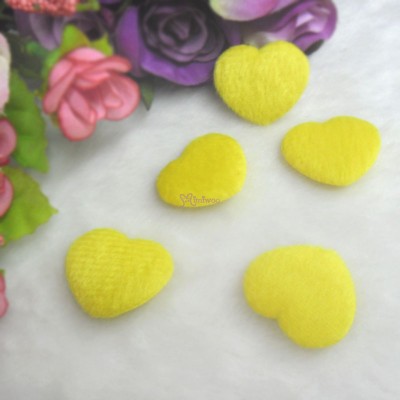 TPS072YEW DIY Material 27mm Mini Fabric Heart Yellow (5pcs) TPS072YEW DIY Material 27mm Mini Fabric Heart Yellow (5pcs)