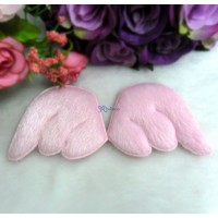 TPS074PNK 55mm Plushy Fabric Angel Wings Pink (1 pair) TPS074PNK 55mm Plushy Fabric Angel Wings Pink (1 pair)