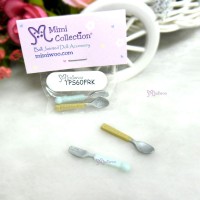 1/6 Bjd Doll Miniature Mini Fork & Spoon TPS60FRK 1/6 Bjd Doll Miniature Mini Fork & Spoon TPS60FRK